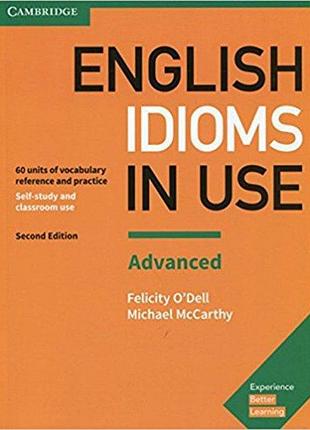 Книга english idioms in use second edition advanced металлическая пружина