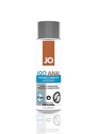 Анальная смазка jo anal h2o — original (240 мл) на водной основе, растительный глицерин