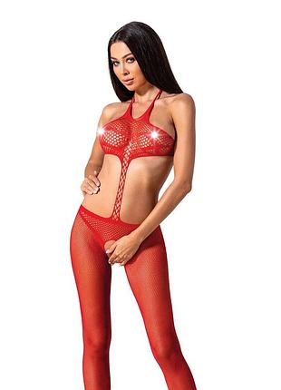 Открытый бодистокинг passion bs080 red