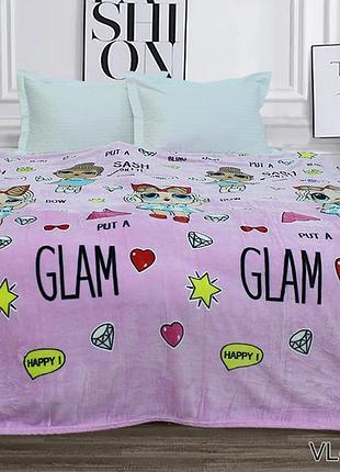 Тм tag плед велсофт (мікрофібра) lol glam