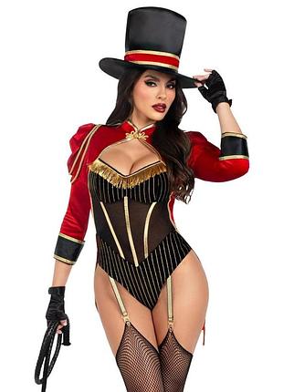 Костюм циркачки leg avenue ravishing ringmaster bodysuit l