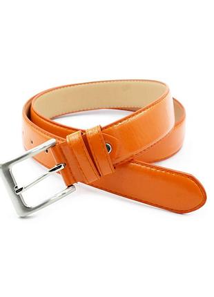 Жіночий ремінь 3,3 х 110 см weatro помаранчевий zhn-kz-kit33-026