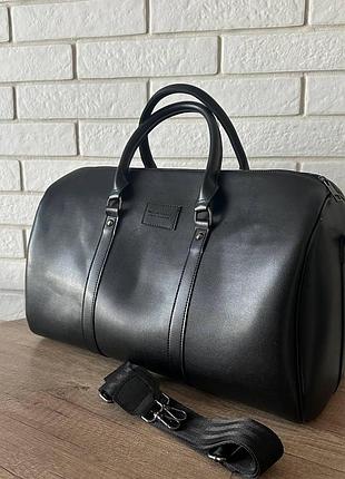 Большая городская сумка для мужчин, повседневная сумка для города, спортивная сумка для зала черная