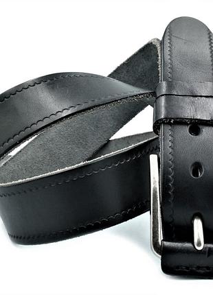 Мужской кожаный ремень weatro new-m-40k-027 чёрный