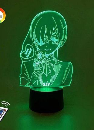 Ночник-светильник 3d "сиэль фантомхайв" 24х15 см 3dtoyslamp es578