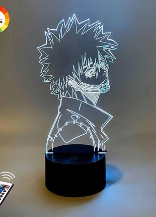 Ночник-светильник 3d "даби" 25х15 см 3dtoyslamp es110