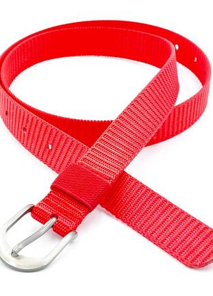 Ремінь тканинний weatro колір червоний tkst-3k-013