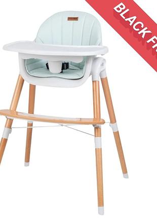 Стілець для годування дитини freeon tin, white - mint