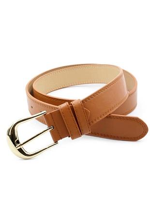 Жіночий ремінь 3,3 х 110 см weatro коричневий zhn-kz-kit33-051