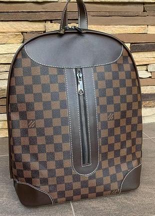 Женский городской рюкзак сумка трансформер луи витон, сумка-рюкзак женская 2 в 1 формат а4 большой клетка