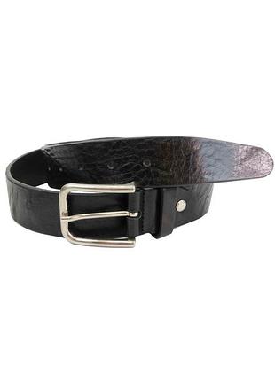 Жіночий шкіряний ремінь, поясок farnese, італія, чорний