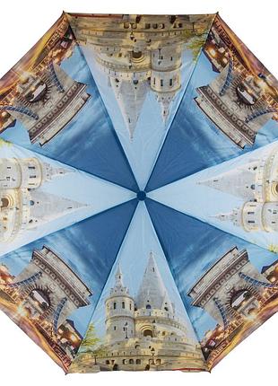 Жіноча парасолька напівавтомат sl синій