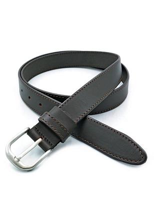 Жіночий шкіряний ремінь 2,8 х 105-120 см weatro темно-коричневий zhin-ua-28k-0053 120 см