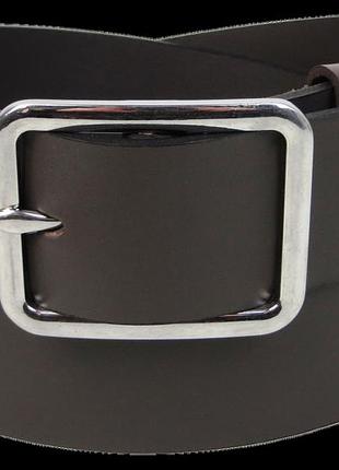 Широкий мужской ремень skipper, украина темно-коричневый