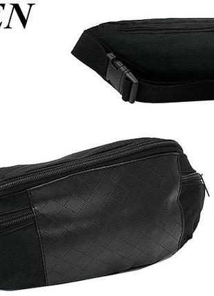 Молодіжна поясна сумка loren чорна