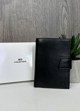 Мужской кожаный клатч портмоне люкс качество, кошелек md из натуральной кожи