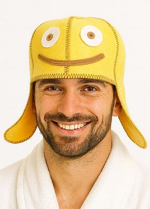Банная шапка luxyart "смайл" фетр искуственный (la-987)