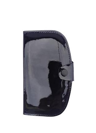 Футляр для манікюрних інструментів leathart чорний лаковий