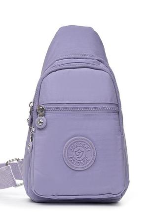 Podium сумка жіноча текстиль бананка поліамід jielshi ak-011 l.purple