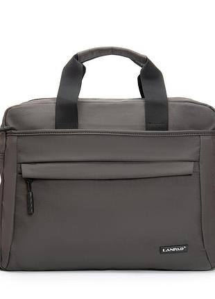 Podium сумка мужская для ноутбука нейлон lanpad 37017 grey