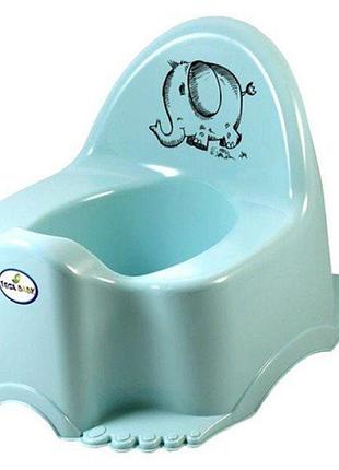 Горщик дитячий з музикою elephant turquise