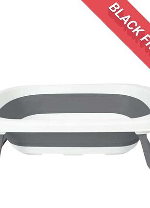 Ванная складная детская freeon foldable grey-white
