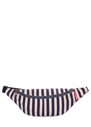 Сумка-бананка poolparty waistbag в морском стиле