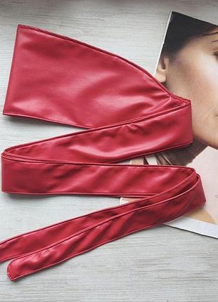 Пояс кушак широкий червоний