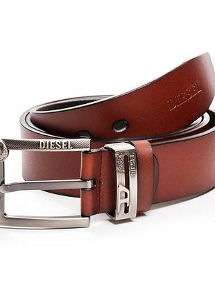 Podium ремінь чоловіча шкіра ds-30038-2 light-brown