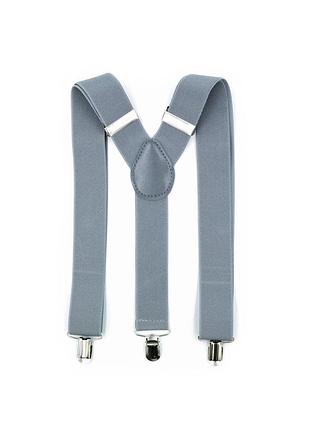 Подтяжки y-образная форма weatro серые nw-pdtk-35y-019