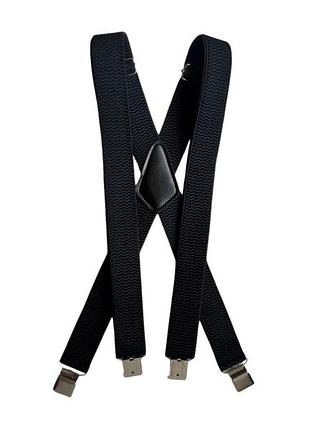 Чоловічі підтяжки подвійні х-подібні великий розмір (батал)