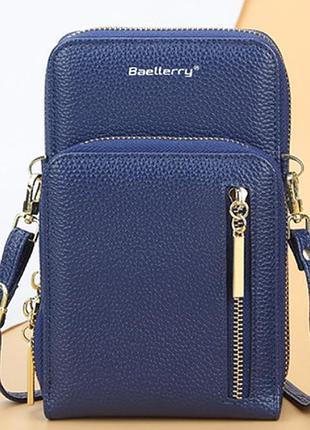 Жіноча міні сумочка клатч baellery на плече для телефону, маленька сумка гаманець