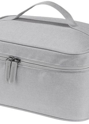 Дорожная косметичка, несессер, бьюти кейс topmove серая