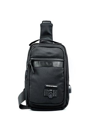 Сумка-слінг 30 x 14 x 9 см weatro чорна ssch-kit-0066