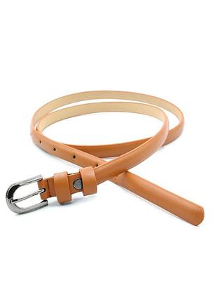 Жіночий ремінь 1,3 х 110 см weatro помаранчевий zhn-kz-kit13-061