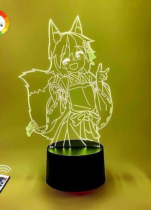 Ночник-светильник 3d "сэнко" 25х14 см 3dtoyslamp es231