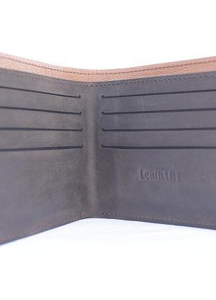 Мужской кошелек из натуральной кожи "incognito" светло-коричневый