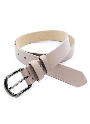Женский кожаный ремень 2,8 х 110 см weatro пудровый
