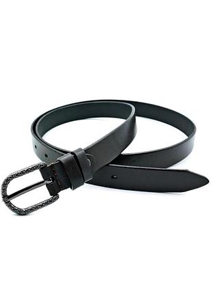 Жіночий шкіряний ремінь 2,3 х 100-120 см weatro темно-коричневий 105 см