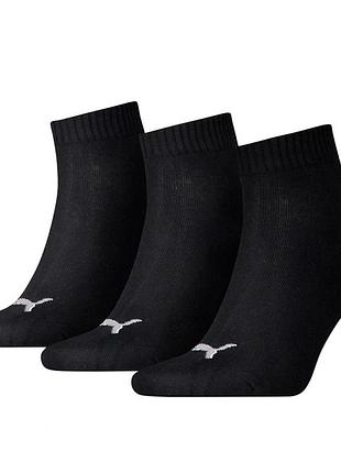 Носки puma unisex quarter plain черные