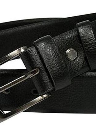 Мужской кожаный ремень под брюки always wild черный