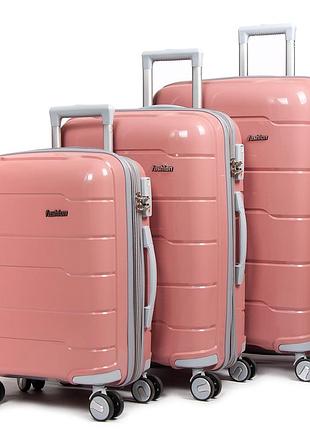 Podium дорожня валіза 31 abs-пластик fashion pp-1 810 rose-gold