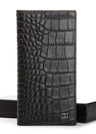 Podium кошелек be мужской кожа bretton 168-q74 black croco