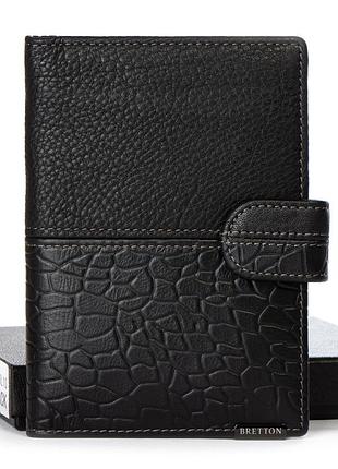 Podium кошелек be мужской кожа bretton 42-ndl10 black