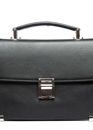 Podium сумка мужская барсетка кожа bretton 4006-8 black