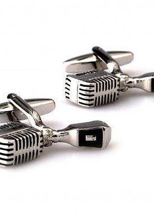 Запонки gofin ретро микрофон zph-1092