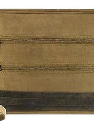 Барсетка шкіряна always коричнева