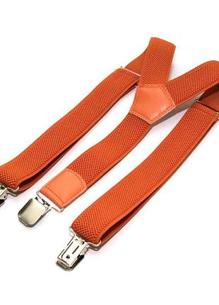 Підліткові помаранчеві підтяжки gofin pbt-4209