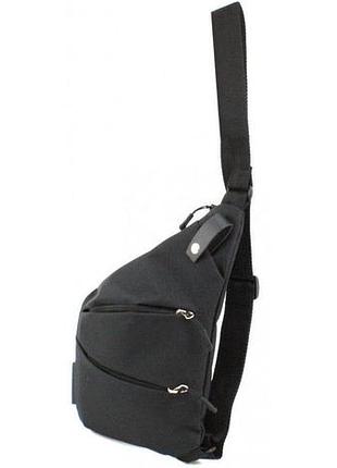 Мужская нагрудная сумка wallaby черная