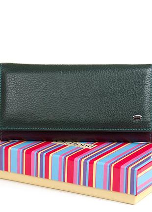 Podium гаманець rainbow жіноча шкіра dr. bond wrs-501-2 green